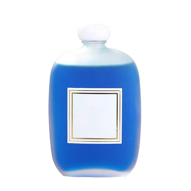 100ml 125毫升200毫升250ml 350ml 500ml平面正方形磨砂玻璃饮料瓶带螺钉盖