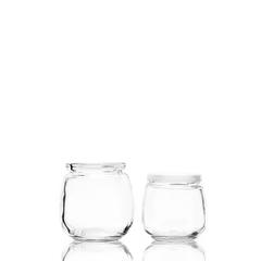 100ml 200毫升300毫升宽嘴圆形玻璃布丁罐