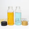 空玻璃果汁饮料瓶带塑料盖