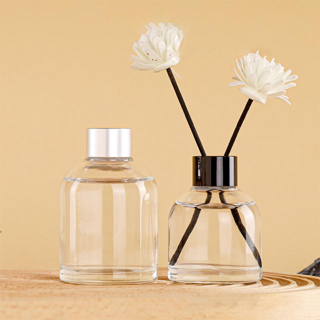 100毫升150ml 200ml扩散器棒式火甘蔗透明玻璃芳香疗法瓶