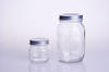250ml 500ml 1000ml圆形玻璃梅森罐带盖子