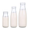 250毫升500ml 1000ml喝饮料牛奶瓶带塑料玻璃板盖