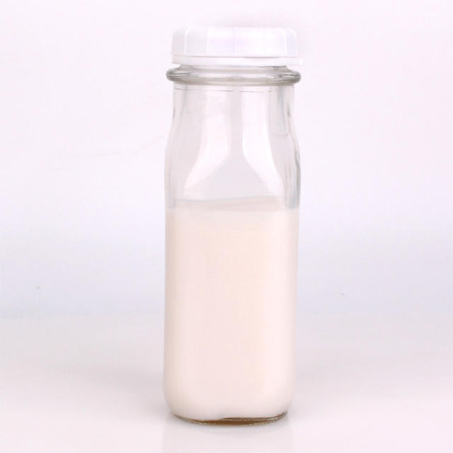 240毫升550ml 1000ml压嘴抗盗窃玻璃奶瓶带塑料盖