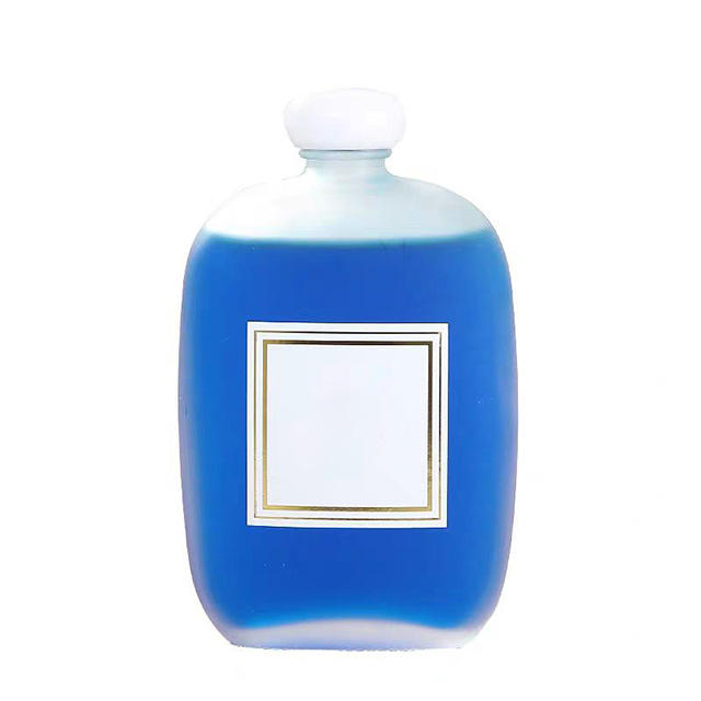 100ml 125毫升200毫升250ml 350ml 500ml平面正方形磨砂玻璃饮料瓶带螺钉盖