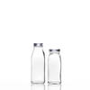 240毫升550ml 1000ml压嘴抗盗窃玻璃奶瓶带塑料盖