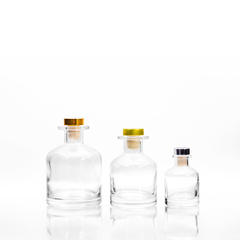 50ml 100ml 150ml 250ml透明聚合物填充玻璃扩散器瓶