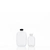 100ml 125毫升200毫升250ml 350ml 500ml平面正方形磨砂玻璃饮料瓶带螺钉盖